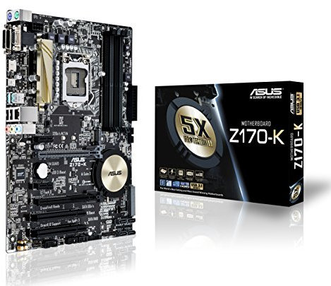 Asus 90MB0NB0-M0EAY0 MB Intel 1151 Z170-K ATX Mainboard
