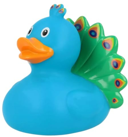 Lilalu 8,5 cm Pfau Ente Spielzeug (Mehrfarbig)