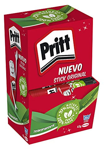 Pritt Colla Stick 15 x 43g, Colla per bambini sicura e affidabile, Adesivo Pritt per lavoretti e fai da te, con una tenuta forte per uso scuola e ufficio, 15 stick x 43g