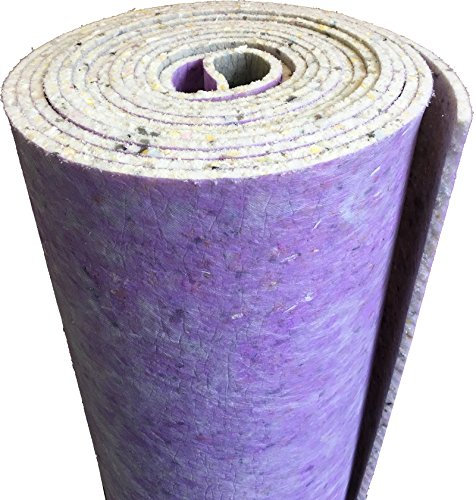 12mm Thick PU Carpet Underlay - 15 Square Meter Rolls - UK Manufactured Quality Feel - Hard Wearing
