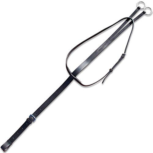 York Martingal Ringmartingal Hilfszügel Luka schwarz Ausbildungs- und Reithilfe (Full)