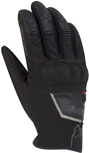 BERING Gourmy Motorrad Handschuhe, schwarz, 12 (2XL)