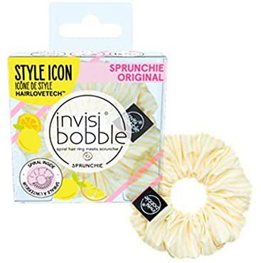 Invisibobble Haargummi Fruit Fiesta #GNTM I 1x Scrunchie Gelb WeiÃŸ Gestreift Für Mädchen & Damen I Scrunchies Pastellfarben I Designed Im Herzen Münchens
