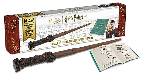 WOW STUFF! Harry Potter Real FX Zauberstab mit Licht und Sound – sprachaktivierter Zauberstab – offiziell lizenziertes Wizarding World Spielzeug und Geschenk – ab 6 Jahren