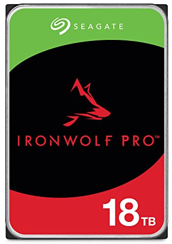 Seagate IronWolf Pro 3.5-inch 18TB Internal Hard Disk HDD CMR 3.5 Inch Data Recovery ST18000NT001 6Gb/s 256MB 7200 rpm 24 Hour Operation PC