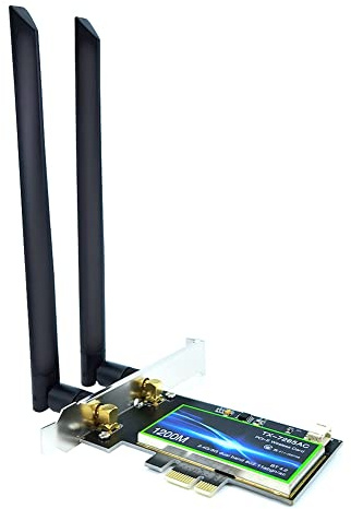 Lodokdre Banda 2.4G/5Ghz para tarjeta PCI-E 7265AC 802.11AC 867Mbps Wifi Bluetooth 4.0 PCIE adaptador inalámbrico PC