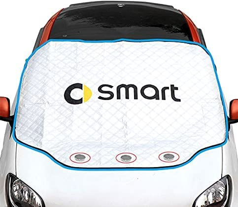 KRIVS Auto Windschutz Abdeckung FüR Smart Forfour Fortwo 453 451 450 Scheibenschutz Frontscheibe Sonnenschutz Uv-Schutz