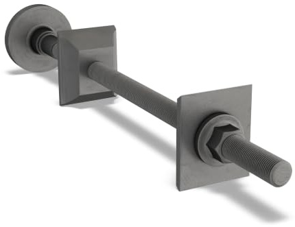 UK Radiators Wall Stay Bracket for Radiator - Brass Column Radiator Support | Natural Pewter Finish - Solid Brass 260mm Wall Stay - Sturdy Support Bracket for Radiators, Easy Installation