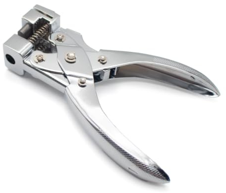 LeTkingok 30x6mm Manueller Locher für Flugzeuge, Blisterverpackung, Ausweis, Indikator, T-Förmige Haken-Stanzzange, Lochstanzwerkzeug