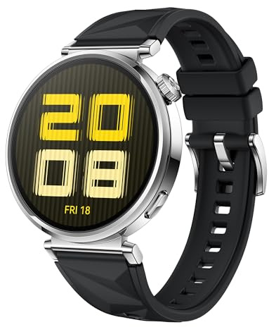HUAWEI Watch GT 5 41mm Smartwatch, Design aux Lignes épurées, Nouvelle expérience de Course à Pieds et de Cyclisme, Suivi de la santé, Jusqu'à 7 Jours d'autonomie, Noir, Exclusivité Amazon