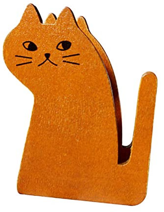 GRADENEVE Adorable Tape Dispenser Aus Holz Vintage Katzen Tape Holder Praktischer Und Dekorativer Für Büro Schule Und Zuhause Für Katzenliebhaber