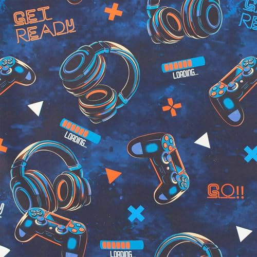 Softshell Stoff Gamer | ab 50cm x Breite: 145cm (marine) | Wind- und Wasserabweisend