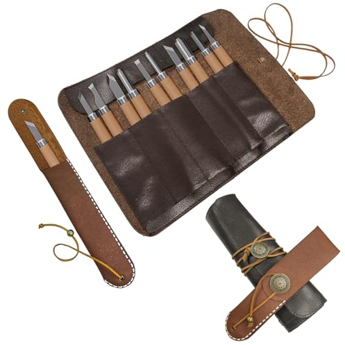 Malette Couteaux Cuillères à 5 Compartiments, Rangement De Couteaux, Valise Pour Couteaux De Cuisine Pour La Randonnée Et Le Camping Cadeau Pour Cuisinier Professionnel Ou Passionné De Cuisine