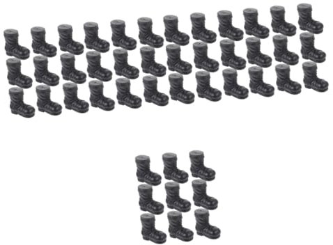Zerodeko 5 Sätze Weihnachtsbasteln Weihnachts Basteln Weihnachtsfigur Weihnachtlicher Adventskalender Weihnachtsmannstiefel Für Erwachsene Männer Vintage Weihnachtsmann Plastik 10 Stück * 5