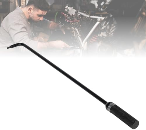 Pilot Screw Adjusting Tool, 16.34in 110° Angled Head Carburetor Adjustment Screwdriver Tool, Aluminum Stainless Steel Motorcycle Tool for Carb ATV UTV Snowmobile
