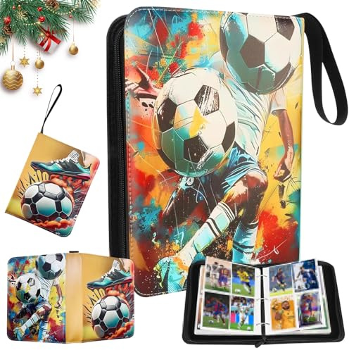 Fussball Sammelkarten Album, Fußball Karten Heft, Album Fussball Karten | Sammelkarten Album Fussball, Sammelkarte Fussball Album,Fußballsammelalbum Karten, Tragbarer Wasserdichter