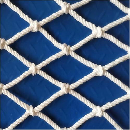Filet de sécurité d'extérieur pour chat - 6 mm d'épaisseur - Résistant à l'usure - Clôture de jardin et balcon - Maille de 5 cm - Pour camions - 2 x 10 m