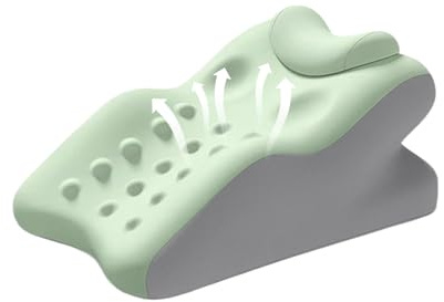 Biniveil Almohadas en Cuña para Dormir, Almohada Ergonómica en Cuña para Adultos, Soporte para Cuello Y Espalda con Espuma Viscoelástica para Lectura Y Descanso De Adultos