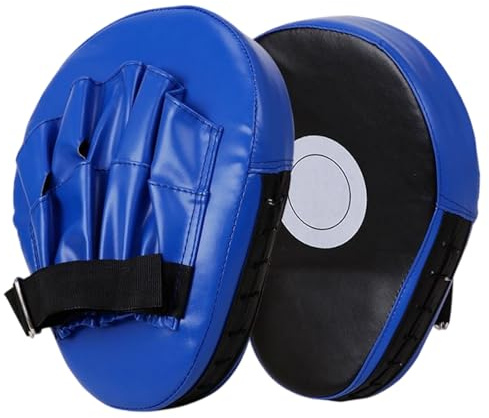 1Paar Pratzen Boxen, PU-Leder Handpratzen Boxen, Verdickt Gebogene Kickboxen Boxpratzen, Boxpads Schlagpolster, Stoßdämpfung Trainerpratzen Boxing Pad, Schlagkissen Muay Thai Karate Taekwond-o Zubehör