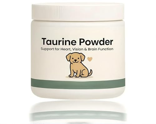 Taurinpulver för hundar, för hjärtfunktionen, synstöd och energimetabolism,1pcs