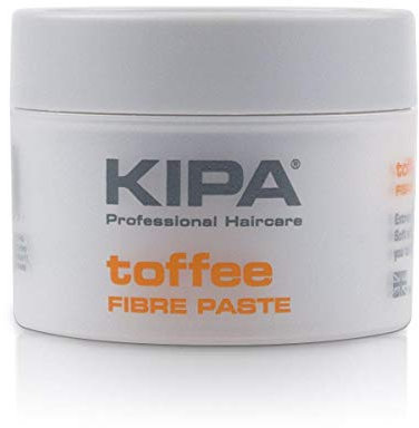 KIPA Toffee Fibre Hair Paste | Strong & Flexible Hold | Low Shine Finish | Volume & Texture | Long Lasting | Water-Based | Easy Wash Out | Paraben & SLS Free | Natural Look | All Hair Types | 100ml