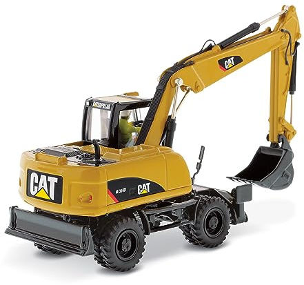 Diecast Masters 1:50 Scale Model Cat M316D Wheeled Excavator, 85171C | Detailgetreues CAT Baufahrzeug, ca. 16,9 x 5,6 x 7 cm, ab 14 Jahren, für Sammler, 85171c