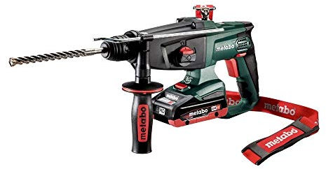 Metabo Akku-Hammer KHA 18 LTX (600210800) 18V 2x LiHD; Ladegerät ASC 55; metaBOX 165 L, Art des Akkupacks: LiHD , Akkuspannung: 18 V, Akkukapazität: 2 x 4 Ah