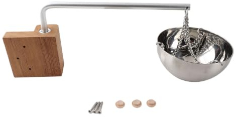 AUNMAS Bol d'huile Essentielle de Tasse d'arome de Sauna d'acier Inoxydable pour des Accessoires Traditionnels de pièce de Sauna