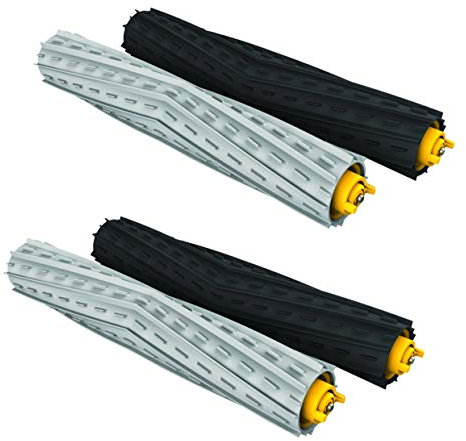 MIRTUX 2 Pack de Rodillos Compatibles con Roomba Serie 800 y 900 - Cepillo Central para Roomba 850, 860, 870, 880, 890, 960, 980, 990... (Todos los Modelos) - Recambio para Roomba Aspirador