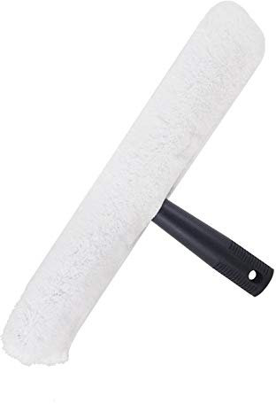 Ding&ng T-Frame applicatore Raschietto Vetro Pulizia vetri Asta telescopica Accessorio Sostituzione Testina tergicristallo Rivestimento 40cm-Capelli di 45 cm