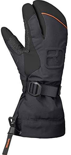 ORTOVOX MER. Freeride 3 Finger Glove M - C: Black Raven T: XL