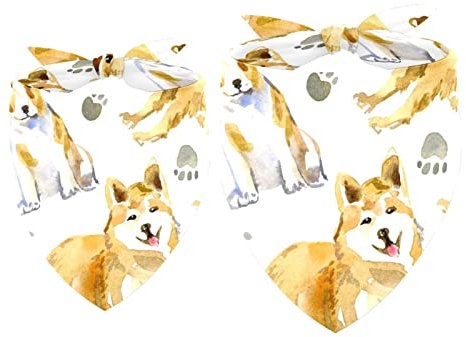 Hundehalstuch, Labrador, Jack, Russell Terrier und Husky, Mädchen, Jungen, Lätzchen, Hundeschal, Zubehör für kleine, mittelgroße und große Hunde, Welpen, Katzen, Haustiere, 2 Stück