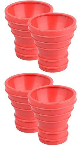 BESPORTBLE 4stücke Gummi Golfball Aufheber Austauschbare Golfball Greifer Mit Absaugfunktion Tragbar Und Flexibel Für Golfer Unterwegs