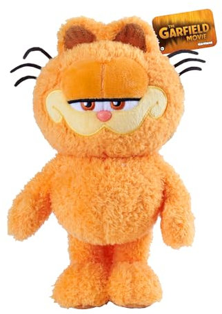 Animagic - Garfield Classic Stofftier - Orange Katze für Kinder und Fans des berühmten schlafenden Comic-Helden - Geburtstagsidee ab 2 Jahren