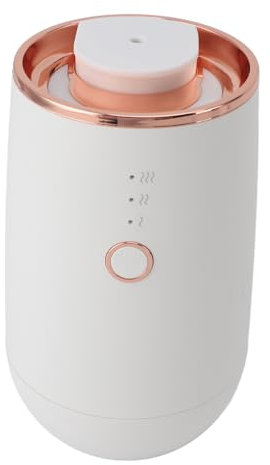 Autodiffusor, 3W Intelligente Auto-Lufterfrischer Kompakt Vielseitig Diffusor für ätherische Öle Desktop-Aroma-Diffusor Duftdiffusor Fürs Auto Öl-Luftverteiler für (White)