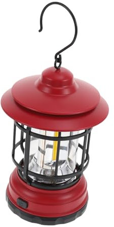 INOOMP Retro Aussehen Zelt Lampe Tragbare Camping Laternen Hängen Design