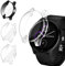 ivoler 3 Pièces Coque avec Protection Écran pour Garmin Vivoactive 3 Music (Pas pour Vivoactive 3), Étui de Protecteur Complète en TPU Souple Antichoc Anti-Rayures Housse (2 Transparent + 1 Noir)