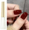 Gel Nail Polish, Cherry Red Gel Nail Polish Christmas Nail Gel, Highly Pigmented Gel Nail Varnish, UV/LED Soak Off Dark Red Color Coat Nail Polish Gel for Nail Art Salon DIY at Home