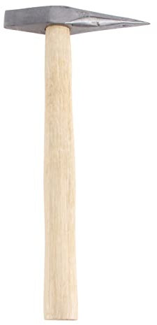 Hemobllo 1 Pc Martillo Para Soldar Con Mango De Madera Almádena Perforar Astillado Manejar Nudillo Soldadura Tablero Perforado Fuerza Martillo De Clavos Multifuncional Bambú Silver