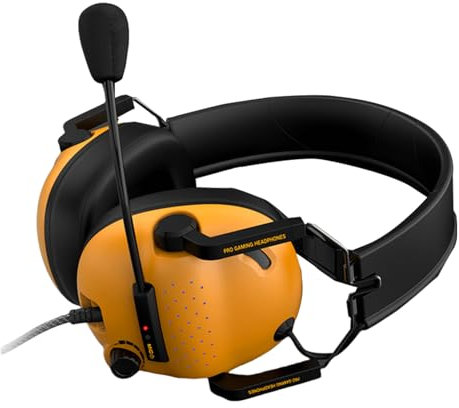 ULIJTH Corded Gaming Headsets With Noise Canceling Microphone Gaming Headphones Connector PC Headsets For Laptop Desktop