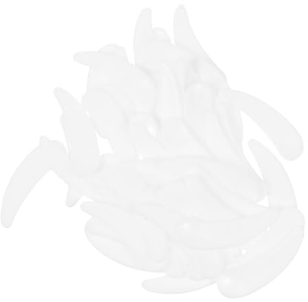EPIGEIST 100 pièces Cuillères Plastique pour Crème Visage Multi-fonction Cuillères Cosmétiques pour Masque et Soin