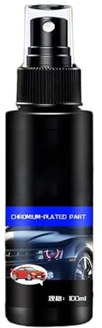 Fuuxtci Lucidatore Cromo - Lucidametalli - Spray Ristrutturante 300ml per Auto Cerchi in Lega Vernice | per Cerchi Auto Ruote Bici e Restauro