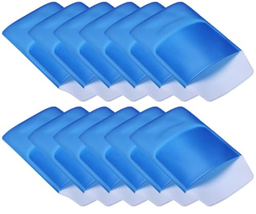 Healeved PVC Blau 12 Stifteetuis für Krankenschwestern und Ärzte Stück | Einsteckfach für Hosentasche, für Einsatz im Krankenhaus, Kompakte Aufbewahrungslösung
