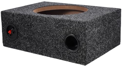 SOPOTUTU Caisson pour Subwoofer 8 Pouces, Boîtier Bois Léger et Étanche, Installation Facile, Système Audio Automobile, Amélioration des Basses pour Voiture