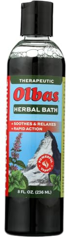 Olbas Therapeutic Herbal Bath - Soothes and Relaxes Aching Muscles - Swiss Made - 8 fl oz (Pack of 4)