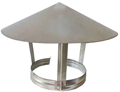 LTLCBB Sombrero Extractor De Humo Estufa De LeÑa Negro Vitrificado 75-250mm (milÍmetros) Ideal Estufas Chimeneas Hogar Piso,250mm