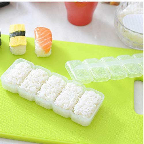 Japon Nigiri Sushi Moule Riz Ball 5 Rolls Maker Tool Press Bento Tool