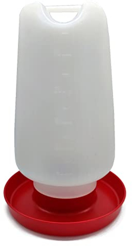 Acan Tradineur - Abreuvoir Poule pour Oiseaux - Fabriqué en Espagne - Hydratation pour Animaux de Compagnie - Capacité de 6 l - Ø 23 x 35 cm