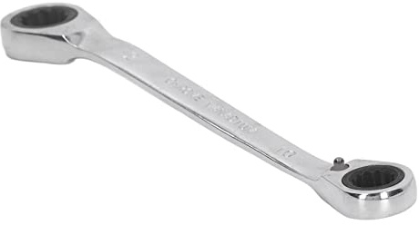 Pssopp Llave de Trinquete Llave de Anillo de Doble Extremo 72 Diente Evitar Deslizamiento Llave de Liberación Rápida para Reparación de Automóviles Garaje en Casa