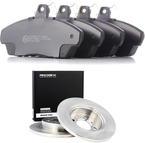 RIDEX 3405B0258 Jeu Disques et plaquettes de freins Avant sans vis/boulons pour MG MG ZR